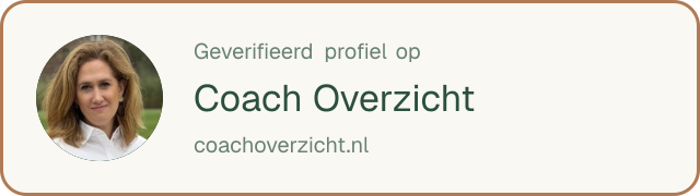 Banner geverifieerd profiel op Coach Overzicht
